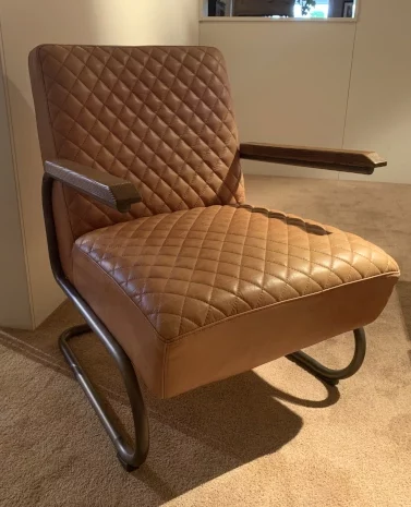 Fauteuil in leer